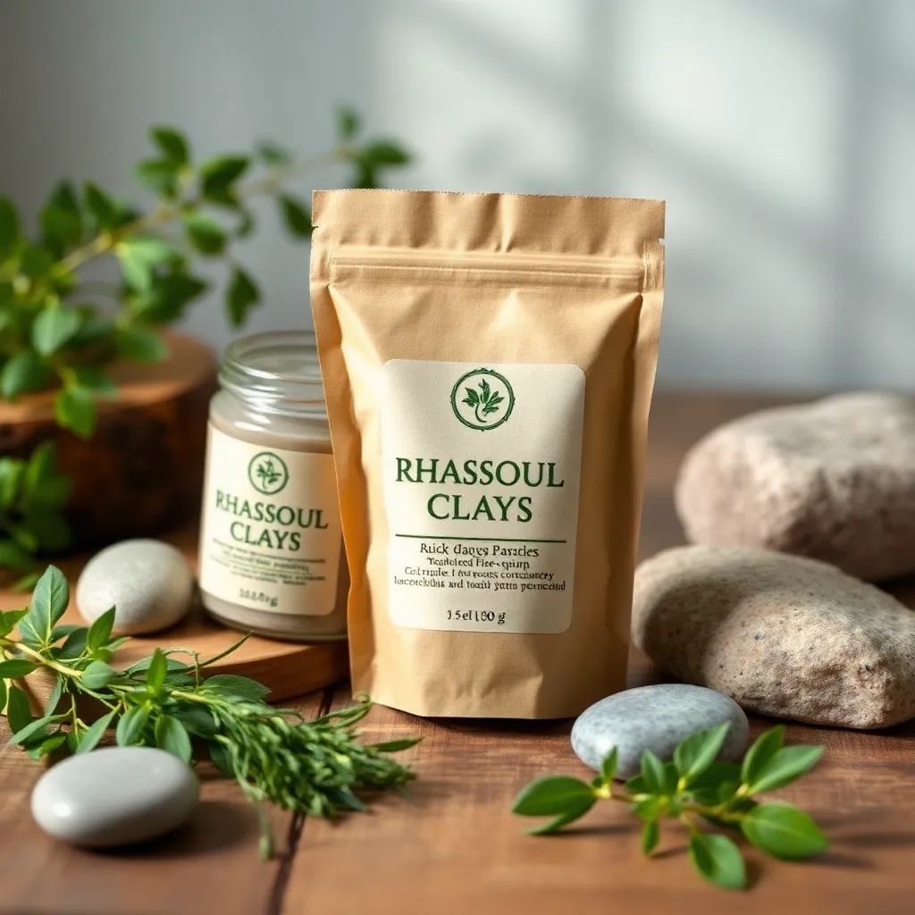 Rhassoul clay a Moroccan clay for face and hair 